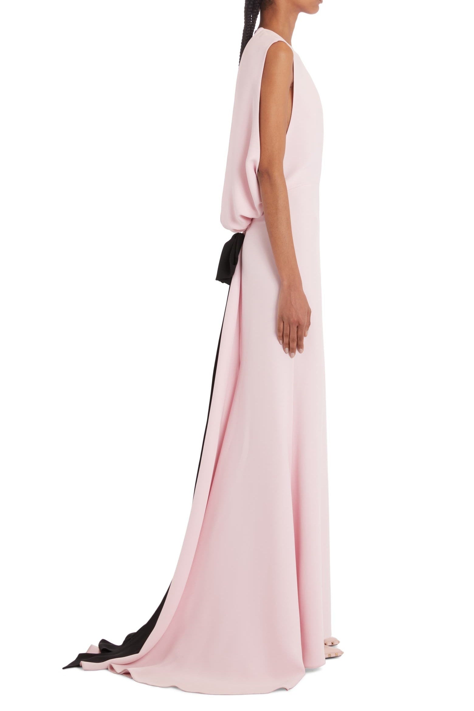 Venus Open Back Bow Detail Maxi Dress