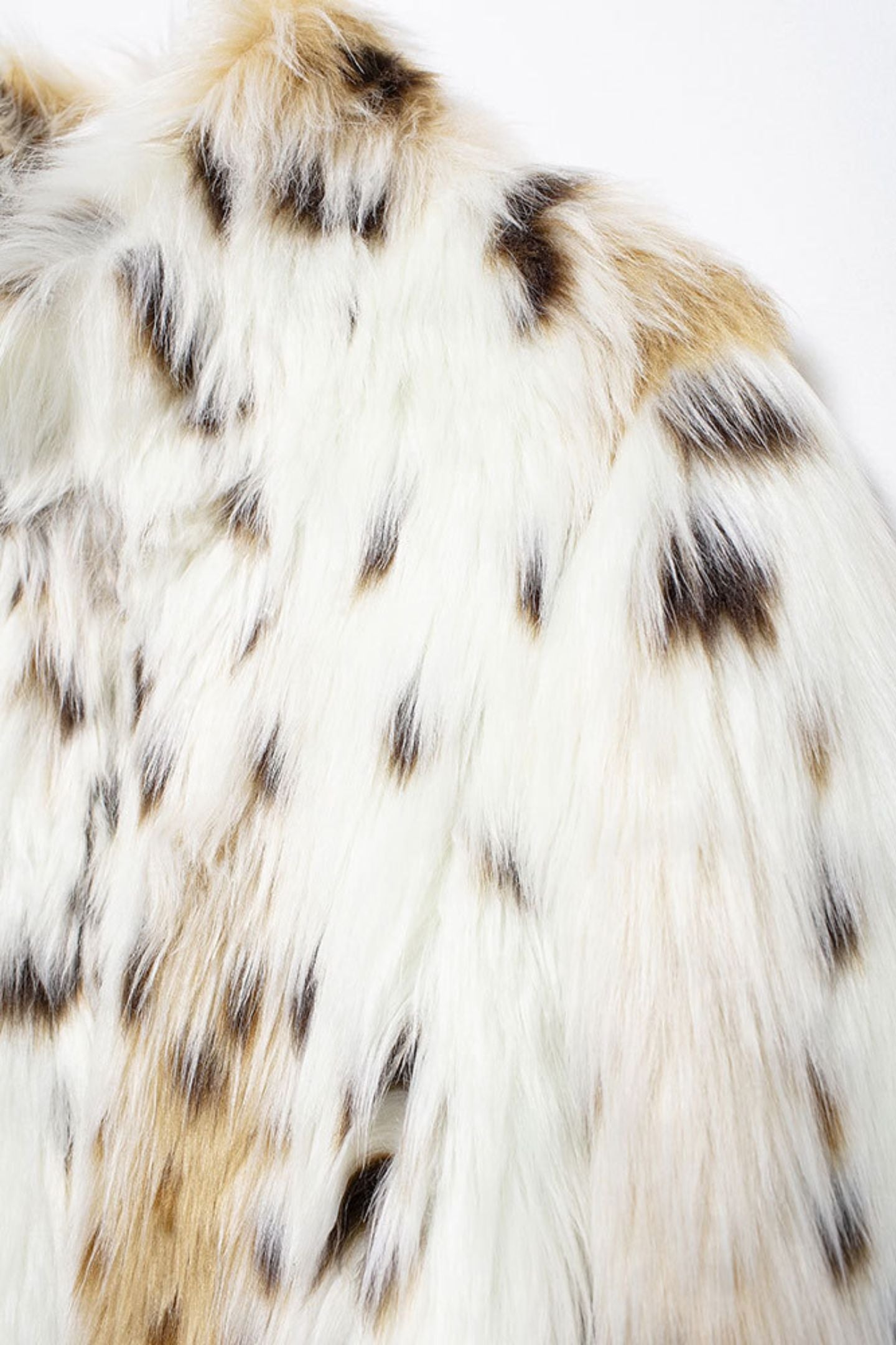 Hulda Leopard Printed Faux Fur Jacket