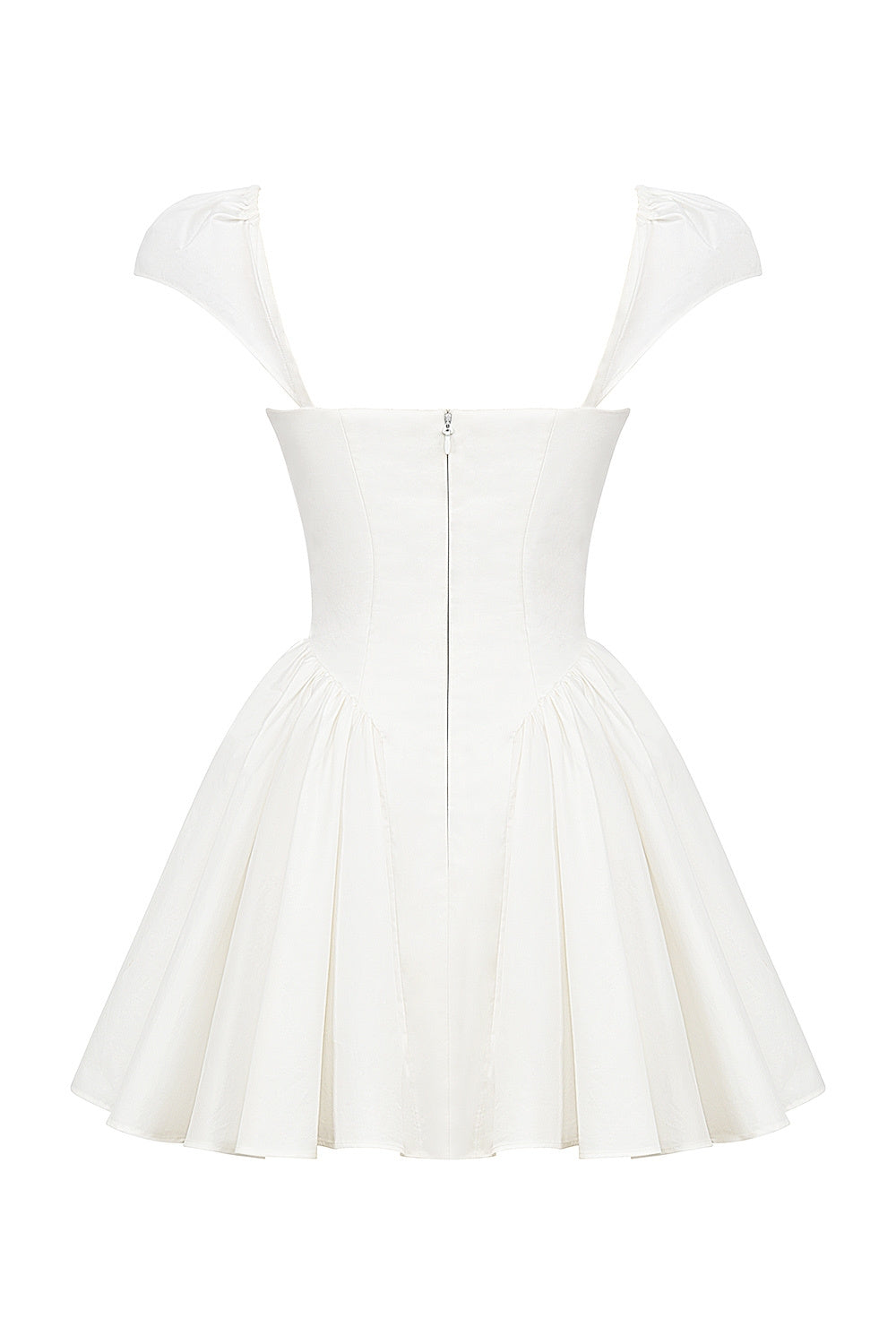 Evelyn Sweetheart Pleated Mini Dress