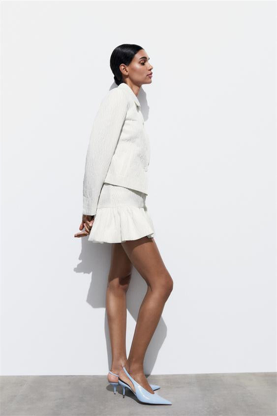 Denise Lapel Blazer Textured Set