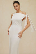 Lynn Asymmetric Tie Detail Maxi Dress