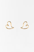 Heart Hoop Earrings