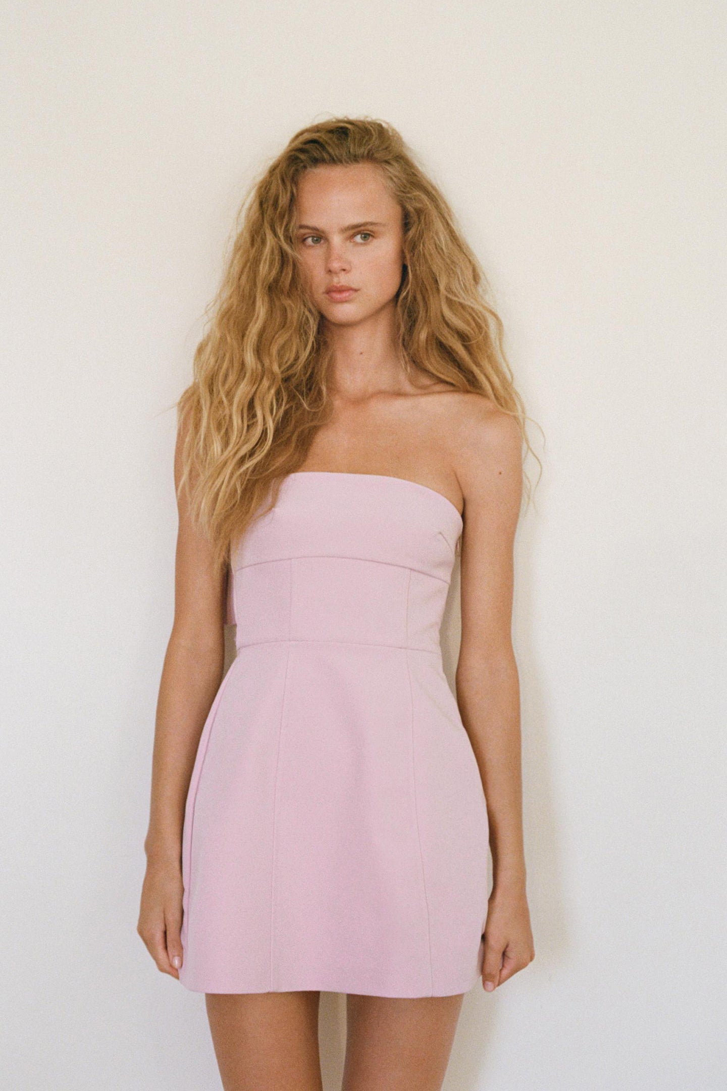 Truda Big Bowknot Tube A-line Mini Dress