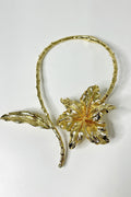 Oversize Flower Choker Necklace
