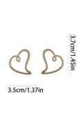 Heart Hoop Earrings