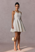 Esther Pearl Embelished Open Back Mini Dress