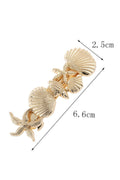 Shell Starfish Alloy Hair Clip