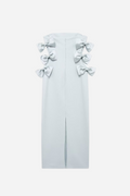 Strapless Bow Hollow Mini Dress