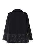 Cornelia Rhinestone Embellished Blazer & Shorts Set