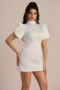 Adela Cut-out Bowknot Mini Dress