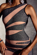 Morgan One Shoulder Bandage Midi Dress