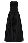 Juliana Floral Print Bubble Hem Maxi Dress