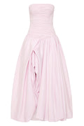 Juliana Floral Print Bubble Hem Maxi Dress