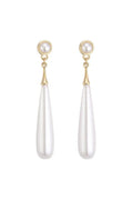Teardrop Faux Pearl Earrings