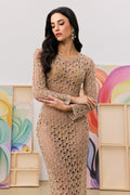 Victoria Open Back Hollow Out Crochet Cover Up