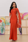 Athena Cross Strap Open Back Maxi Dress