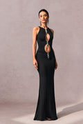 Vera Crystal Embellished Cutout Maxi Dress