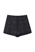 Cornelia Rhinestone Embellished Blazer & Shorts Set