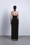 Esther Hollow Out Maxi Slit Dress