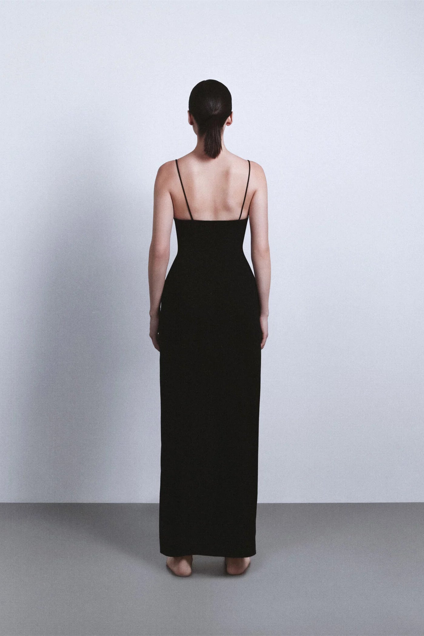 Esther Hollow Out Maxi Slit Dress