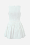 Sleeveless Bustier Pleated Mini Dress