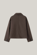 Textured Wool Blend Jacket