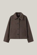 Textured Wool Blend Jacket