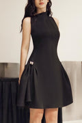 Samantha Asymmetrical Flared Mini Dress