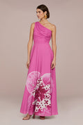 Letitia Floral Printed One Shoulder Maxi Dress