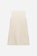 Round Neck Bow Knit Mini Dress