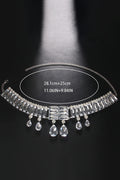 Multi Layer Geometric Crystal Necklace