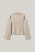 Lapel Collar Wool Felt Jacket