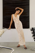 Ethel Cut-out Crochet Maxi Dress