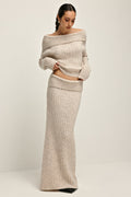 Georgia Off-Shoulder Knitted Set