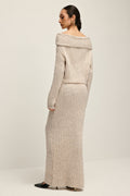 Georgia Off-Shoulder Knitted Set