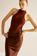 Vera Asymmetrical Cut-out Maxi Dress