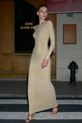 Athena Long Sleeve Ruched Maxi Dress