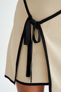 Joanna Strapless Asymmetrical Knit Mini Dress