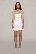 Setlla Embroidered Floral Mini Slip Dress