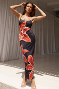 Renata Floral Print Scoop Neck Maxi Dress