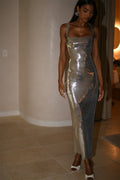 Victoria Open Back Sequin Maxi Dress