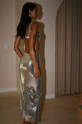 Victoria Open Back Sequin Maxi Dress