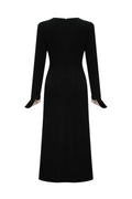 Elizabeth V-neck Bowknot Maxi Dress