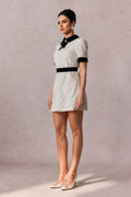 Belinda Rose Embellished Short Sleeve Mini Dress