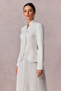 Christine Embroidery Pleated Skirt Set