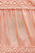 Sabina Stand Collar Lace Trim Maxi Dress