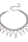 Rhinestone Tassel Necklaces