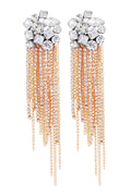 Multi-Shaped Gemstone Drop Earrings