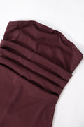 Martina Strapless Maxi Split Dress