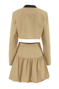 Madeline Cropped Jacket & Bubble Skirt Set